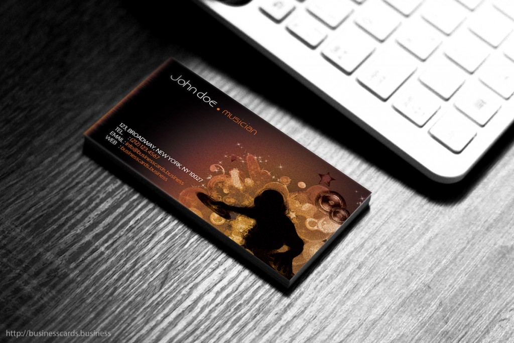 Free DJ Business Card Template