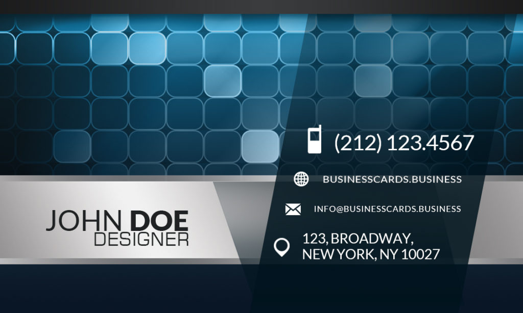 Free Digital Business Card Template : Business Cards Templates