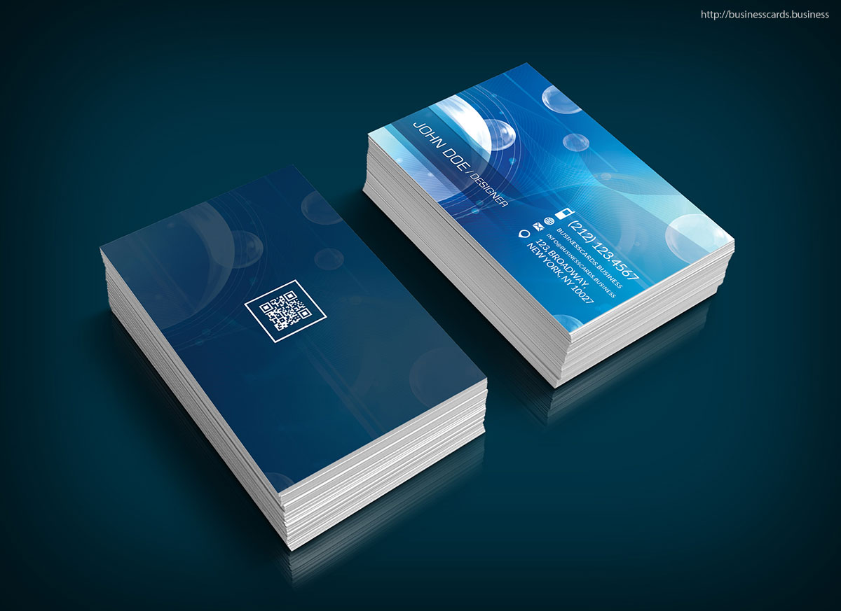 Free Technology Business Card Template : Business Cards Templates In Business Card Template Powerpoint Free