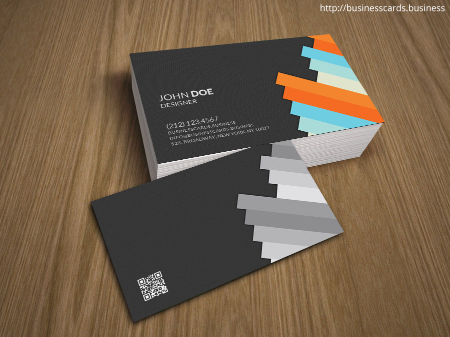 Free Professional 3D Business Card Template For Shop Business Cards Templates