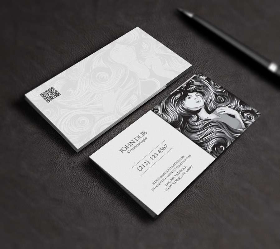 Free Cosmetology Business Card Template PSD Business Cards Templates