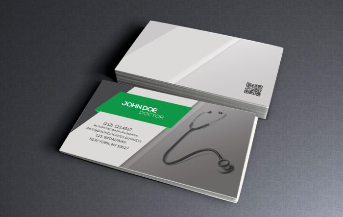 Free Healthcare Business Card PSD Template