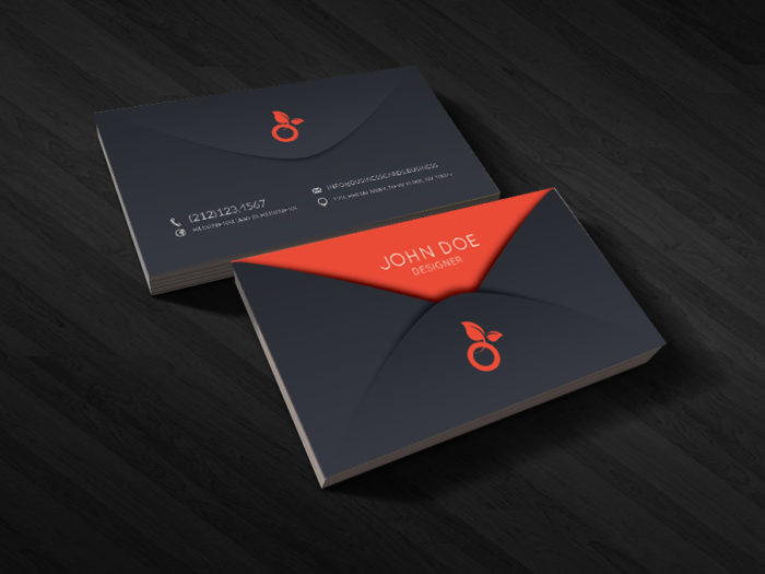 Free CEO Business Card PSD Template