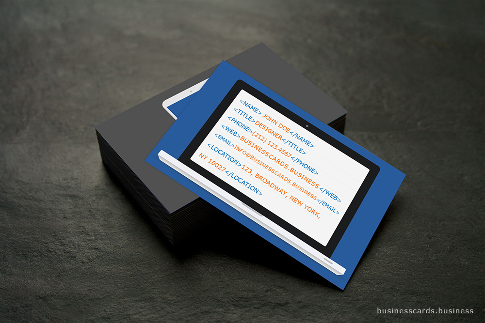 Programmer Business Card Template